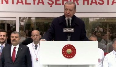 Cumhurbaşkanı Erdoğan, Antalya Şehir Hastanesi’ni açtı