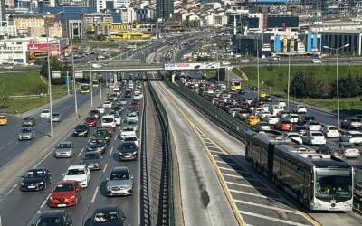 İstanbul’da bayramın birinci gününde trafik yoğunluğu