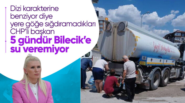 CHP’li Bilecik Belediyesi 5 gündür su veremiyor: Tankerlerle su dağıttılar