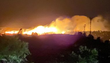 Malatya’da dağlık alanda yangın çıktı